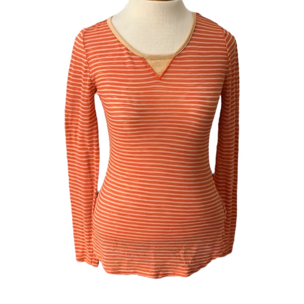 Free People Intimately Long Sleeve Striped Top Small